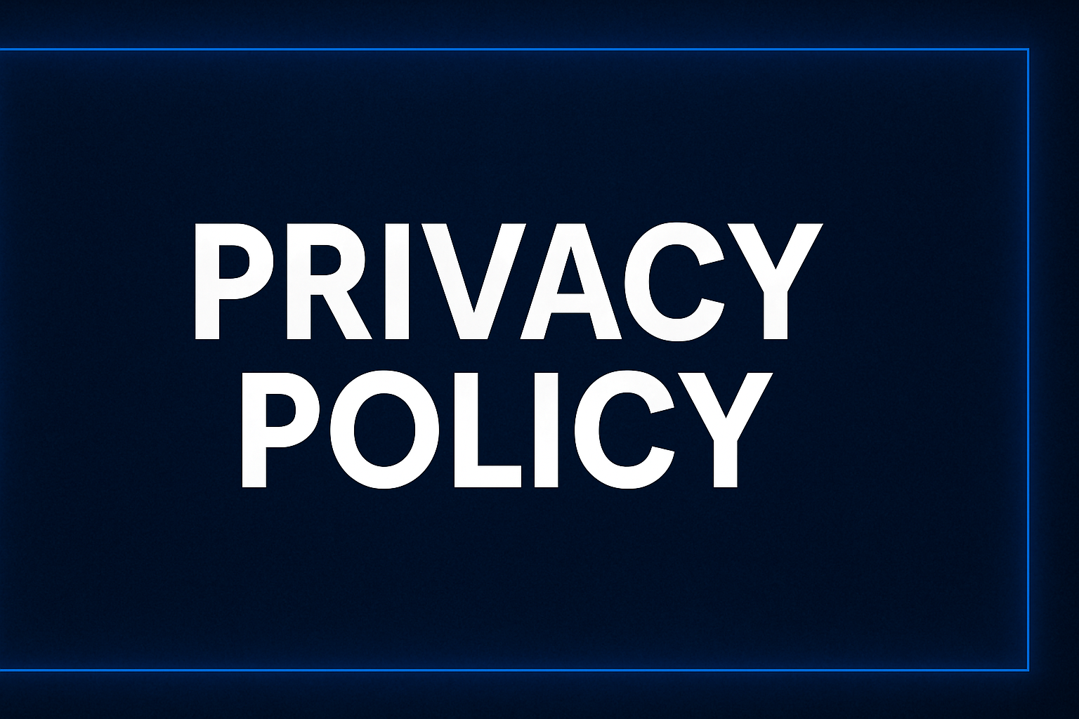 Privacy Policy
